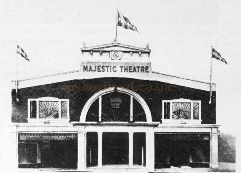 The Exterior of the Majestic Theatre, High Wycombe - Courtesy High Wycombe Library.